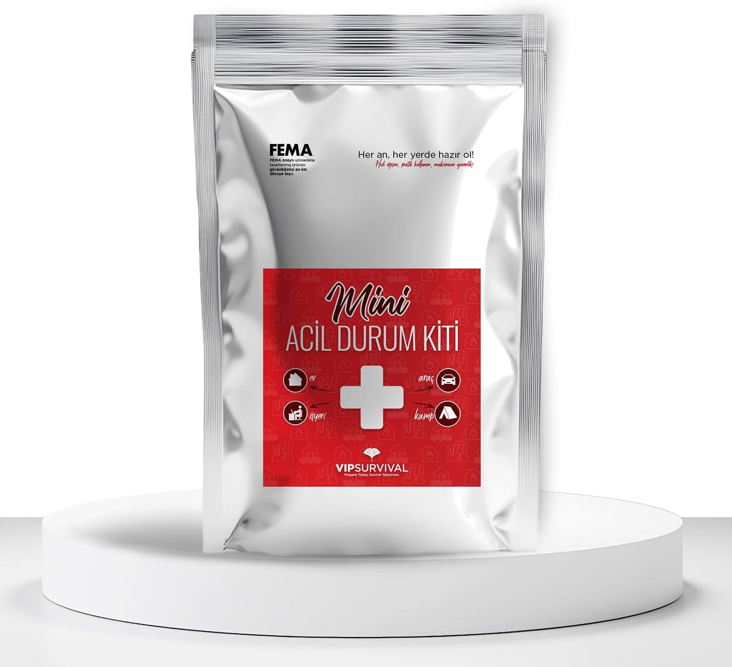 Emergency Kit / Survival and Safety Equipment 15 Piece Set