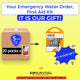 Emergency Water Kit (20 Packages) + Free Vipsurvival Home First Aid Kit