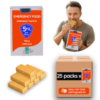 Emergency Food Pack (10x500gr),5-Year Shelf Life for Disaster Preparedness