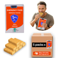 Emergency Food Pack (5x500gr),5-Year Shelf Life for Disaster Preparedness