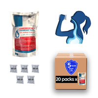 Emergency Water Pack (20x500ml) 5-Year Shelf Life for Disaster Preparedness