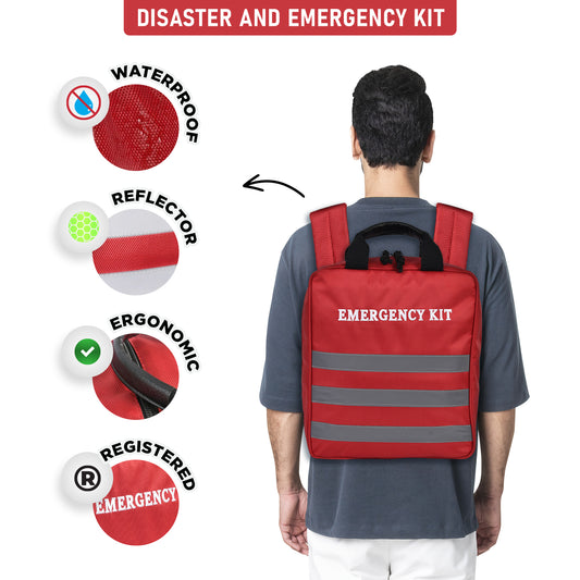 Ultimate Emergency Earthquake Kit Proprietary, Reflective High Level Disaster Preparedness 72 hours 2 Person