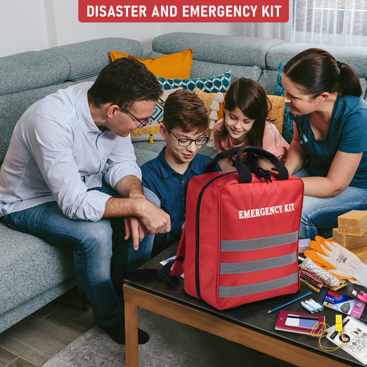 Ultimate Emergency Earthquake Kit Proprietary, Reflective High Level Disaster Preparedness 72 hours 1 Person