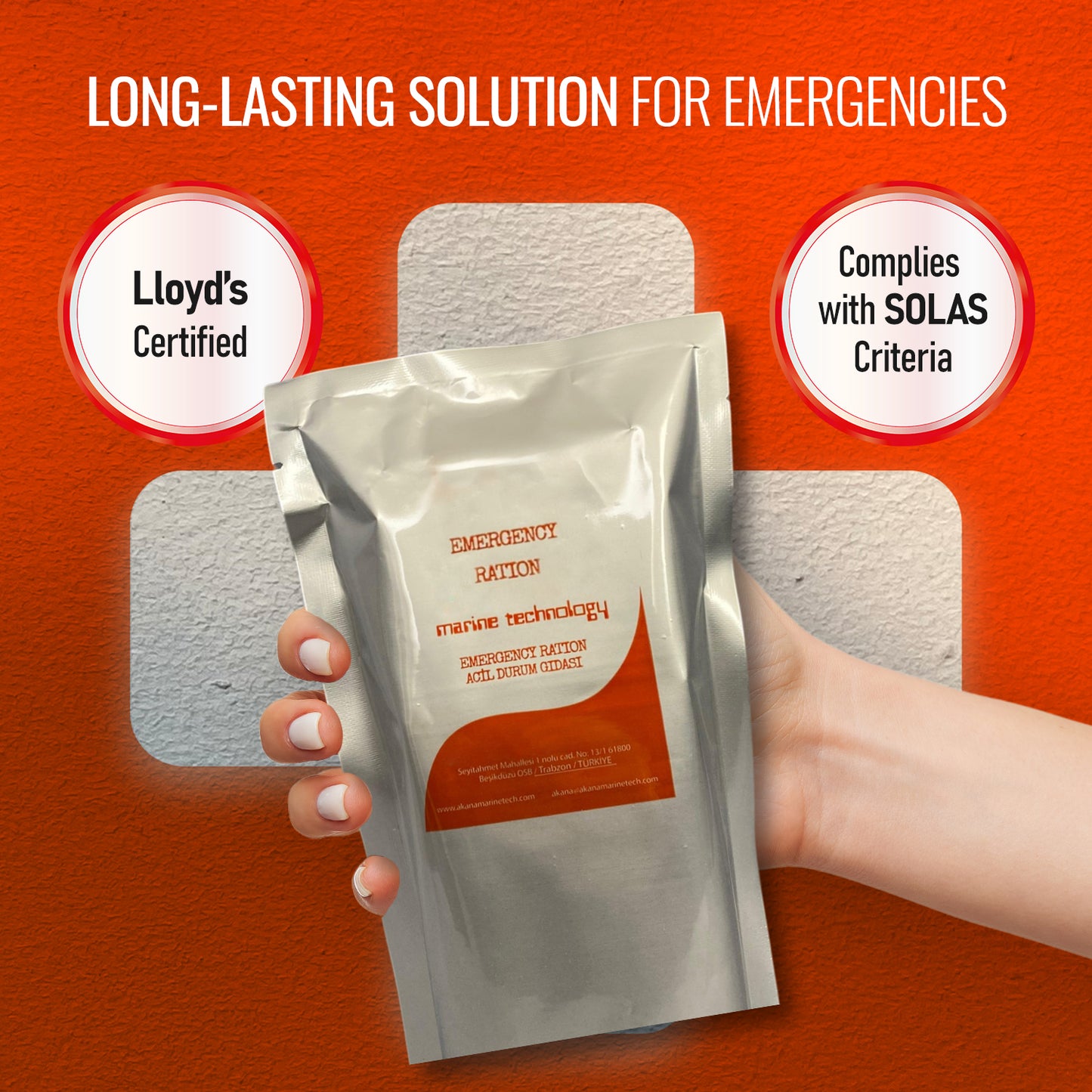 Emergency Food Pack (25x500gr),5-Year Shelf Life for Disaster Preparedness