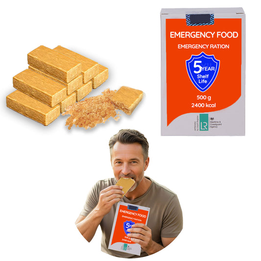 Emergency Food Pack (5x500gr),5-Year Shelf Life for Disaster Preparedness