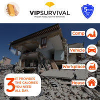 Emergency Food Pack (5x500gr),5-Year Shelf Life for Disaster Preparedness