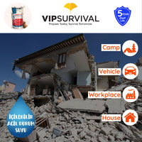 Emergency Water Pack (5x500ml) 5-Year Shelf Life for Disaster Preparedness